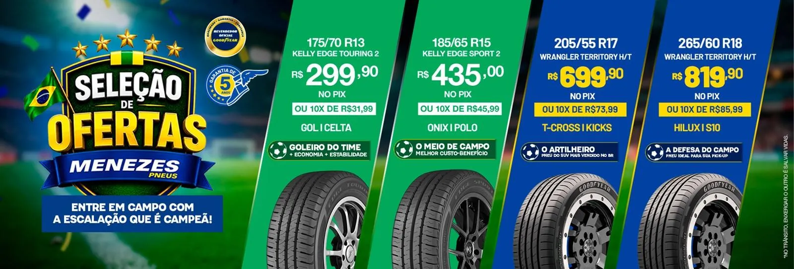 Ofertas junho Menezes Pneus